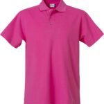 Clique CQ028230 Basic Polo - Bright Cerise | Custom Printed and Embroidered
