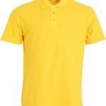 Clique CQ028230 Basic Polo - Lemon | Custom Printed and Embroidered