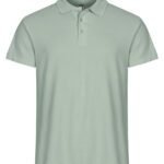 Clique CQ028230 Basic Polo - Sage Green | Custom Printed and Embroidered