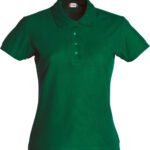 Clique CQ028231 Ladies Basic Polo - Bottle Green | Custom Printed and Embroidered