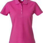 Clique CQ028231 Ladies Basic Polo - Bright Cerise | Custom Printed and Embroidered
