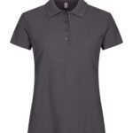 Clique CQ028231 Ladies Basic Polo - Metal Grey | Custom Printed and Embroidered