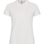 Clique CQ028231 Ladies Basic Polo - Off White | Custom Printed and Embroidered