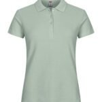 Clique CQ028231 Ladies Basic Polo - Sage Green | Custom Printed and Embroidered