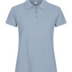 Clique CQ028231 Ladies Basic Polo - Soft Blue | Custom Printed and Embroidered