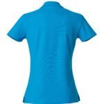 Clique CQ028231 Ladies Basic Polo - Turquoise | Custom Printed and Embroidered