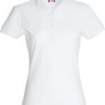 Clique CQ028231 Ladies Basic Polo - White | Custom Printed and Embroidered