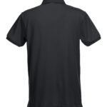 Clique CQ028240 Stretch Premium Polo - Black | Custom Printed and Embroidered