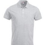Clique CQ028244 Short Sleeve Classic Lincoln - Ash | Custom Printed and Embroidered