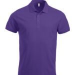 Clique CQ028244 Short Sleeve Classic Lincoln - Bright Lilac | Custom Printed and Embroidered