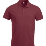 Clique CQ028244 Short Sleeve Classic Lincoln - Burgundy | Custom Printed and Embroidered