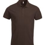 Clique CQ028244 Short Sleeve Classic Lincoln - Dark Mocca | Custom Printed and Embroidered