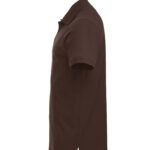 Clique CQ028244 Short Sleeve Classic Lincoln - Dark Mocca | Custom Printed and Embroidered