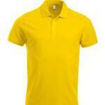 Clique CQ028244 Short Sleeve Classic Lincoln - Lemon | Custom Printed and Embroidered