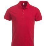 Clique CQ028244 Short Sleeve Classic Lincoln - Red | Custom Printed and Embroidered