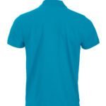 Clique CQ028244 Short Sleeve Classic Lincoln - Turquoise | Custom Printed and Embroidered