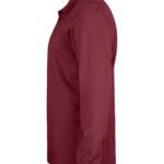 Clique CQ028245 Long Sleeve Classic Lincoln - Burgundy | Custom Printed and Embroidered