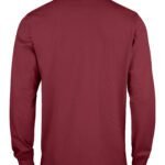 Clique CQ028245 Long Sleeve Classic Lincoln - Burgundy | Custom Printed and Embroidered