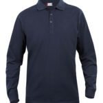 Clique CQ028245 Long Sleeve Classic Lincoln - Dark Navy | Custom Printed and Embroidered