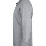 Clique CQ028245 Long Sleeve Classic Lincoln - Grey Melange | Custom Printed and Embroidered