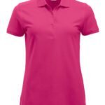 Clique CQ028246 Short Sleeve Classic Marion - Bright Cerise | Custom Printed and Embroidered
