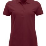 Clique CQ028246 Short Sleeve Classic Marion - Burgundy | Custom Printed and Embroidered