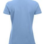 Clique CQ028246 Short Sleeve Classic Marion - Light Blue | Custom Printed and Embroidered