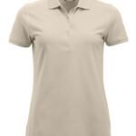 Clique CQ028246 Short Sleeve Classic Marion - Light Khaki | Custom Printed and Embroidered