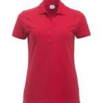 Clique CQ028246 Short Sleeve Classic Marion - Red | Custom Printed and Embroidered