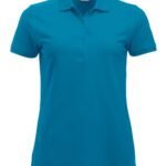 Clique CQ028246 Short Sleeve Classic Marion - Turquoise | Custom Printed and Embroidered