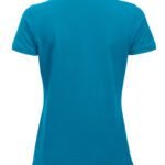 Clique CQ028246 Short Sleeve Classic Marion - Turquoise | Custom Printed and Embroidered