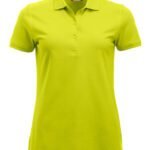 Clique CQ028246 Short Sleeve Classic Marion - Visibility Green | Custom Printed and Embroidered