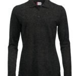 Clique CQ028247 Long Sleeve Classic Marion - Anthracite Melange | Custom Printed and Embroidered