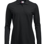Clique CQ028247 Long Sleeve Classic Marion - Black | Custom Printed and Embroidered