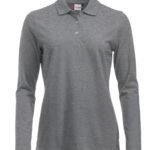 Clique CQ028247 Long Sleeve Classic Marion - Grey Melange | Custom Printed and Embroidered