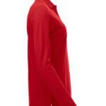 Clique CQ028247 Long Sleeve Classic Marion - Red | Custom Printed and Embroidered