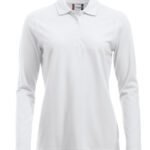 Clique CQ028247 Long Sleeve Classic Marion - White | Custom Printed and Embroidered