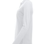 Clique CQ028247 Long Sleeve Classic Marion - White | Custom Printed and Embroidered
