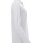 Clique CQ028247 Long Sleeve Classic Marion - White | Custom Printed and Embroidered