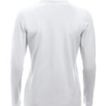 Clique CQ028247 Long Sleeve Classic Marion - White | Custom Printed and Embroidered