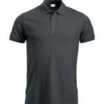 Clique CQ028250 Manhattan Polo - Anthracite Melange | Custom Printed and Embroidered