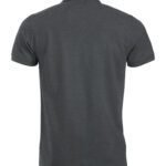 Clique CQ028250 Manhattan Polo - Anthracite Melange | Custom Printed and Embroidered