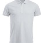 Clique CQ028250 Manhattan Polo - White | Custom Printed and Embroidered