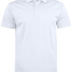 Clique CQ028254 Basic Active Polo - White | Custom Printed and Embroidered
