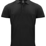 Clique CQ028264 Classic OC Polo - Black | Custom Printed and Embroidered