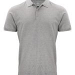 Clique CQ028264 Classic OC Polo - Grey Melange | Custom Printed and Embroidered