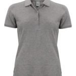 Clique CQ028265 Ladies Classic OC Polo - Grey Melange | Custom Printed and Embroidered