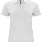 Clique CQ028265 Ladies Classic OC Polo - White | Custom Printed and Embroidered