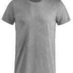 Clique CQ029030 Basic T - Grey Melange | Custom Printed and Embroidered