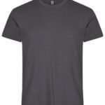 Clique CQ029030 Basic T - Metal Grey | Custom Printed and Embroidered